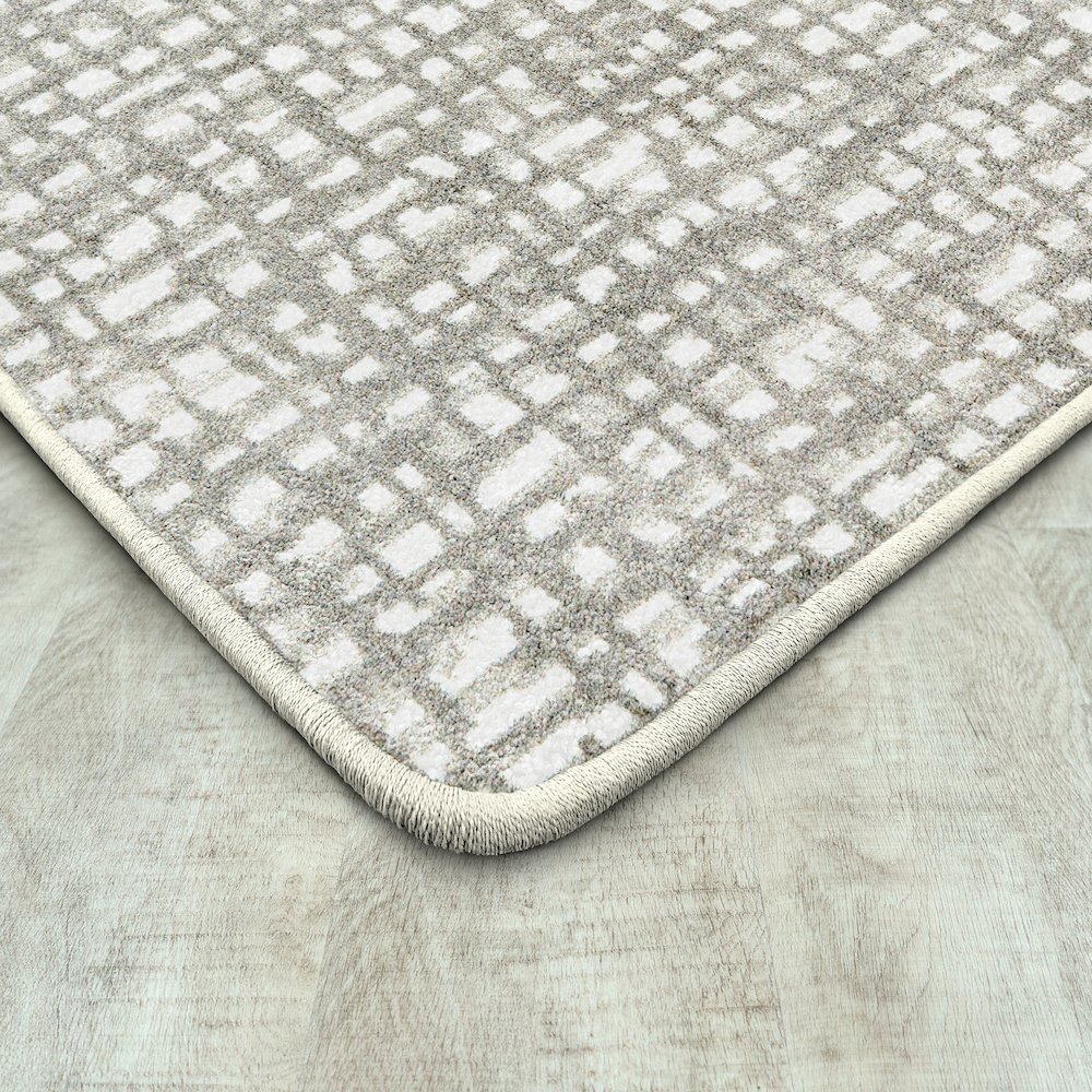 WorkSpace Fool's Gold 5'4" x 7'8" Area Rug in Color Dove. Picture 2