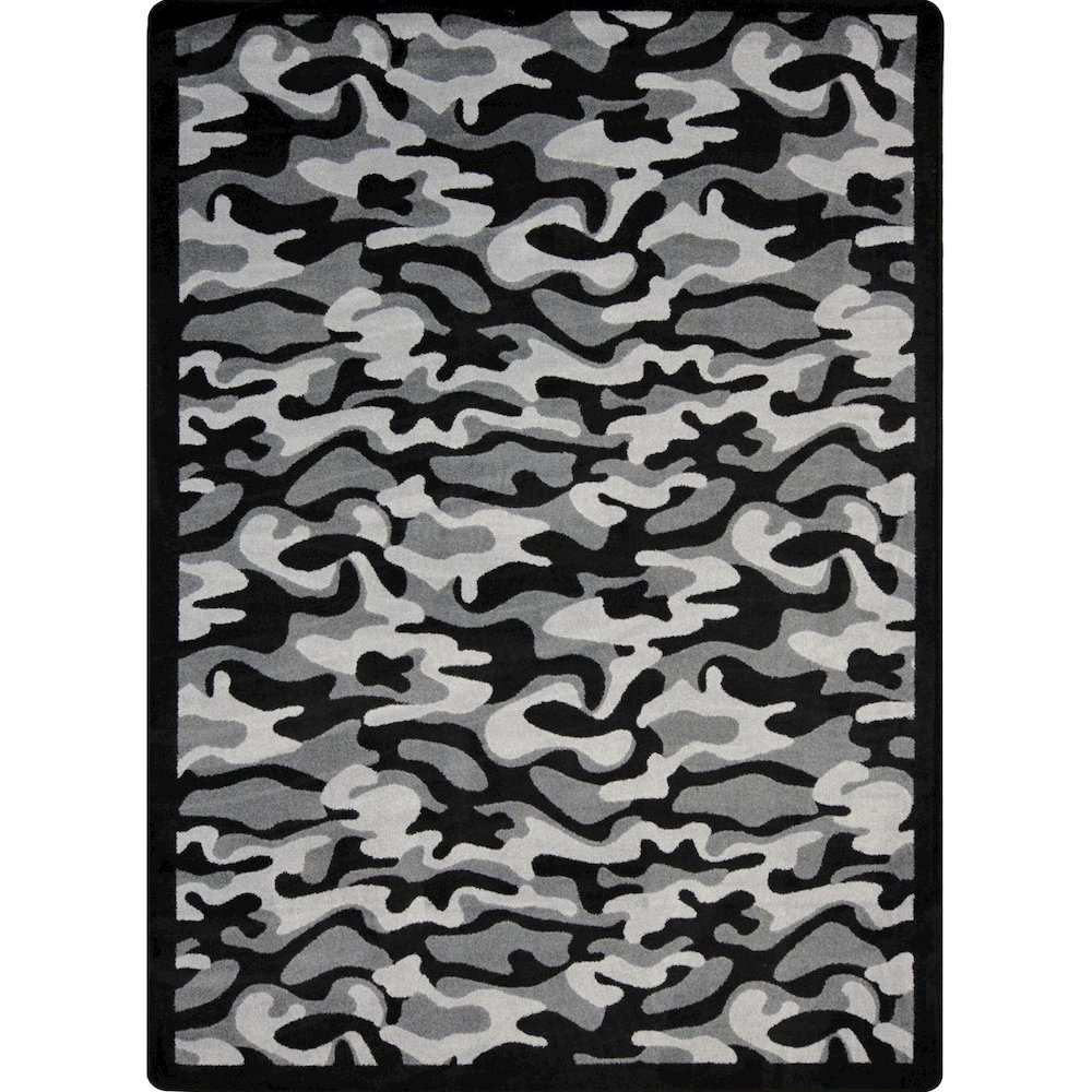 Kaleidoscope Funky Camo 5'4" x 7'8" Area Rug in Color Urban. Picture 1