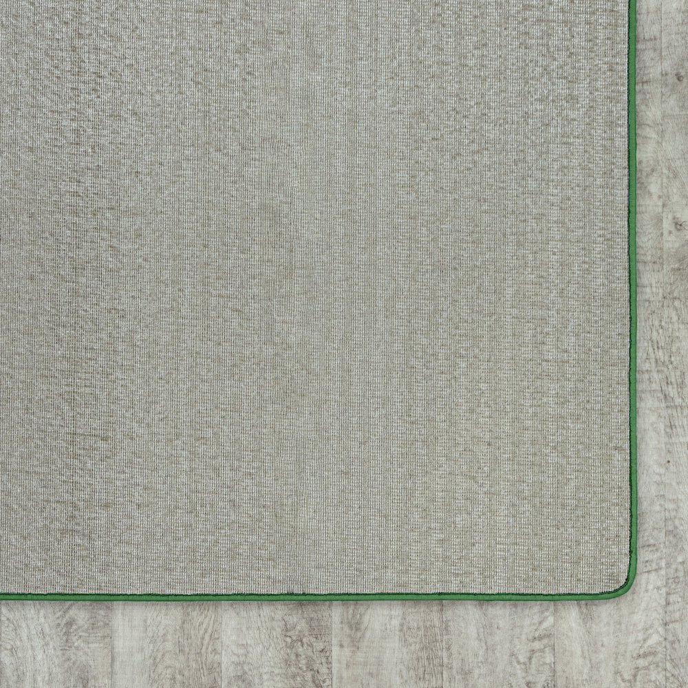Kid Essentials Just Kidding 12' x 12' Area Rug in Color Grass Green. Picture 4