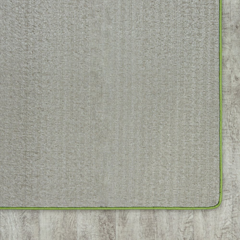 Kid Essentials Just Kidding 12' x 12' Area Rug in Color Lime Green. Picture 4