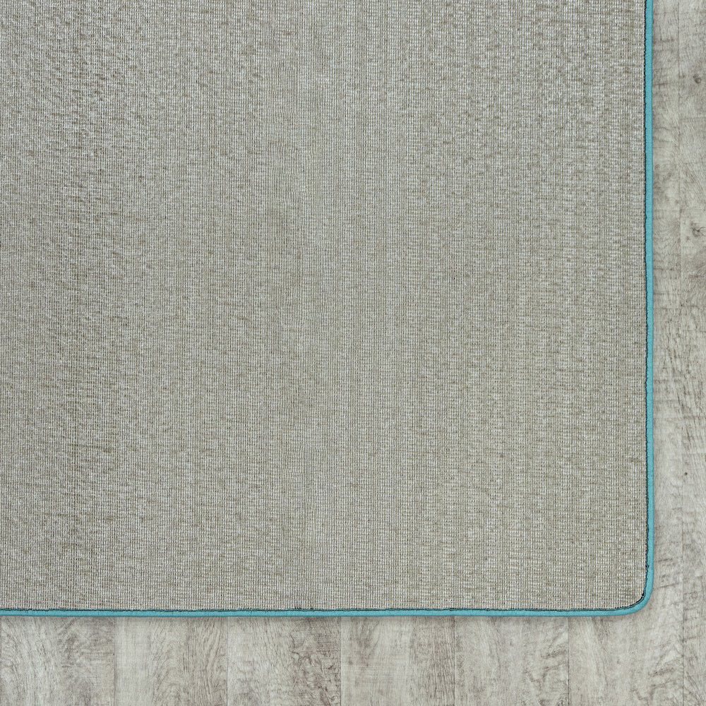 Kid Essentials Just Kidding 12' x 12' Area Rug in Color Seafoam. Picture 4