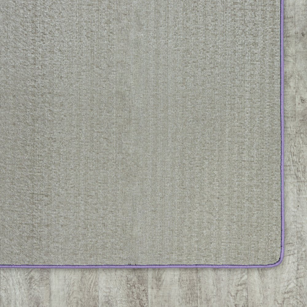 Kid Essentials Just Kidding 12' x 12' Area Rug in Color Very Violet. Picture 4