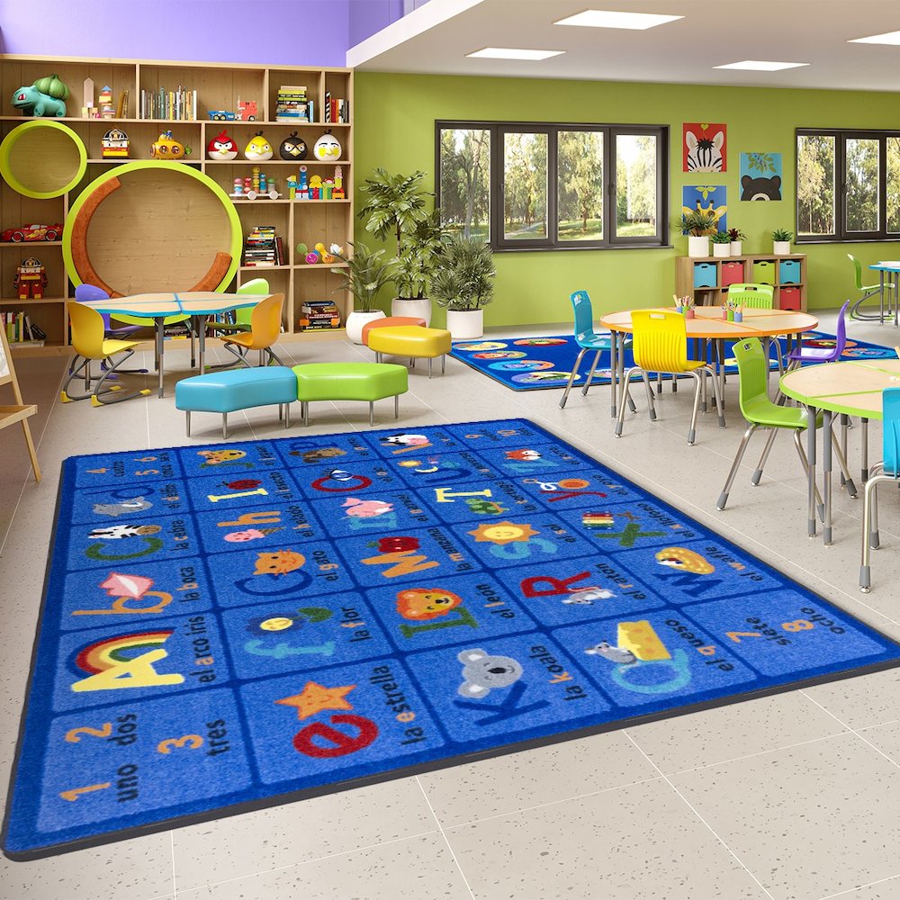 Kid Essentials La Fonica 7'8" x 10'9" Area Rug in Color Multi. Picture 2