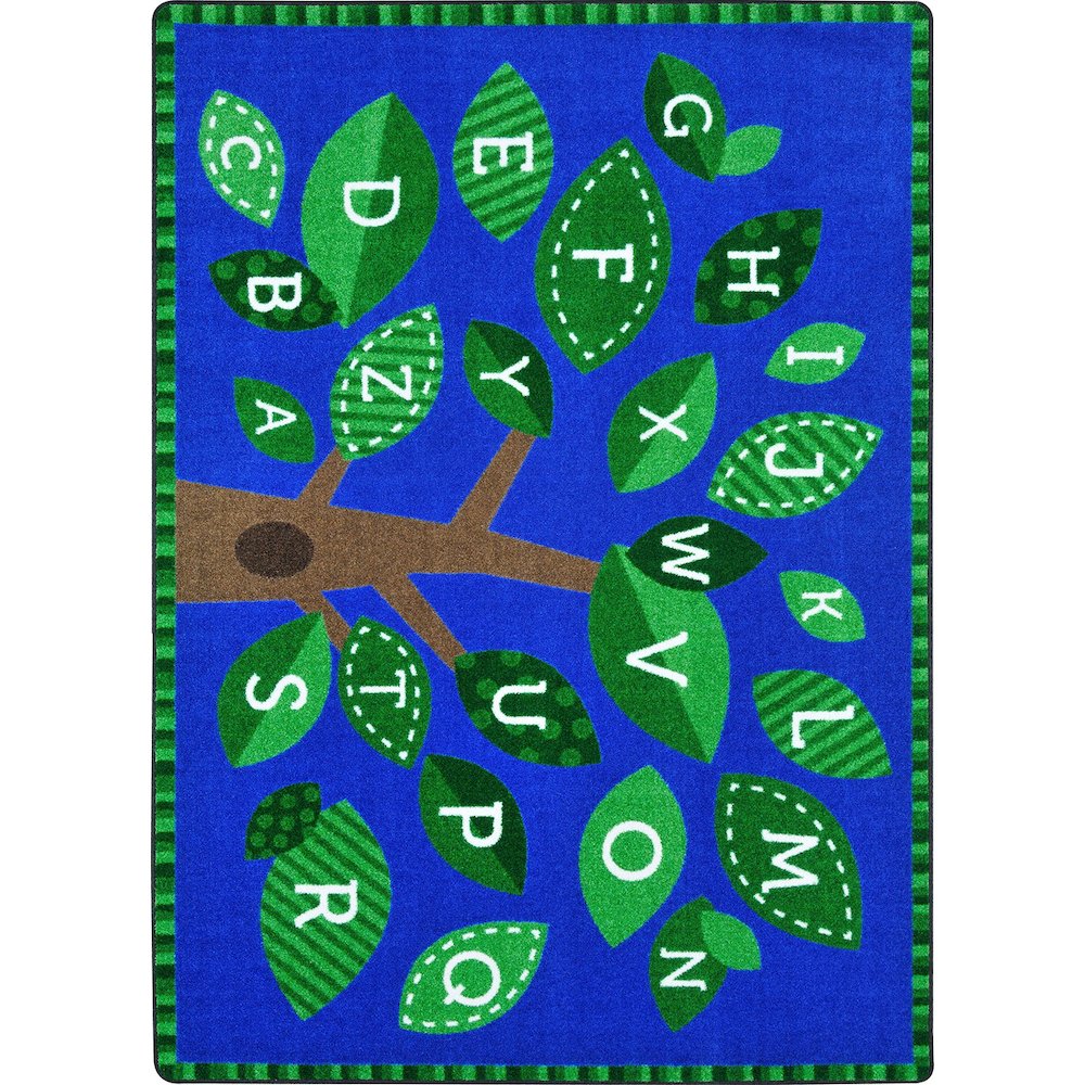 Leafy Letters 7'8" x 10'9". Picture 1