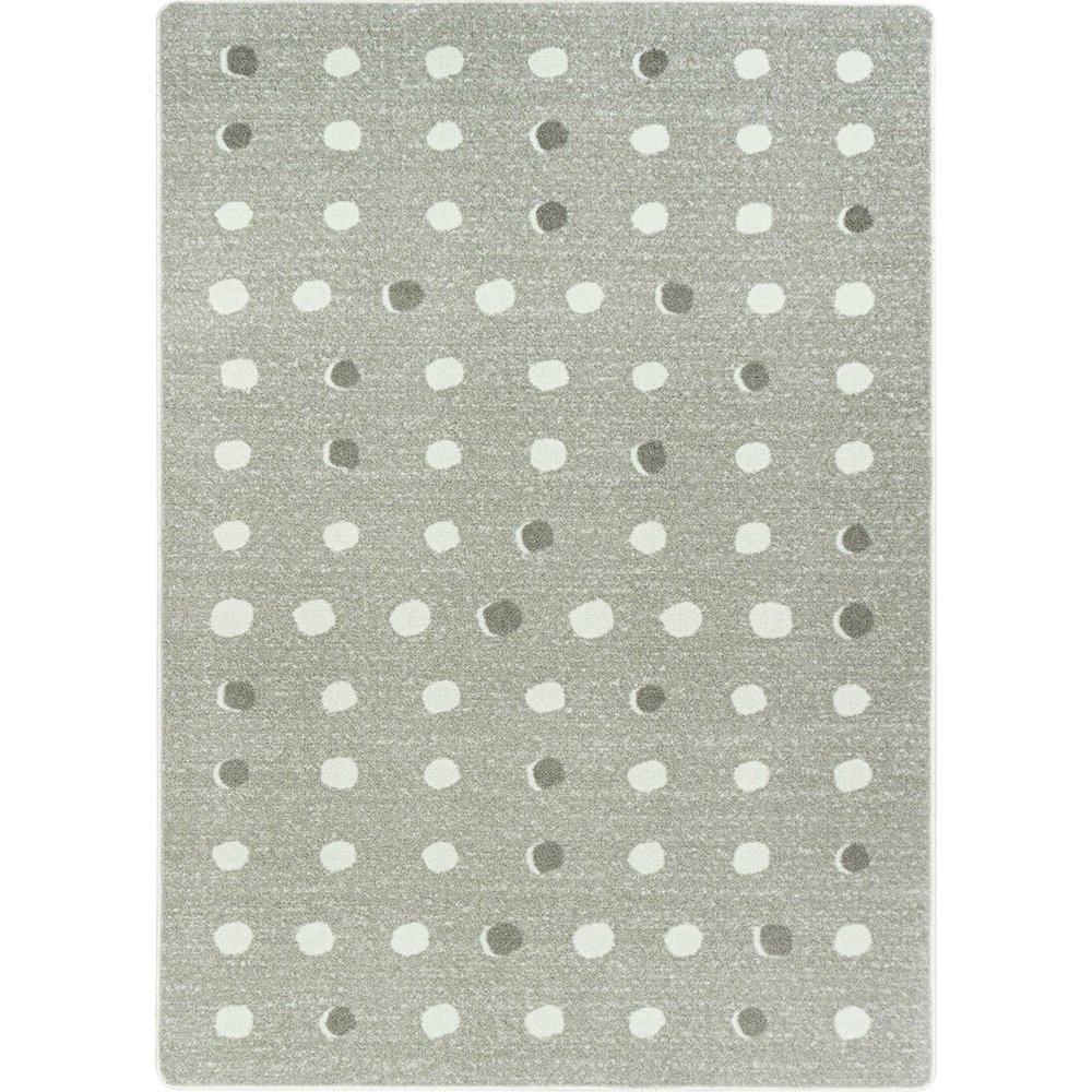 Claremont Kids Little Moons 5'4" x 7'8" Area Rug in Color Linen. Picture 1