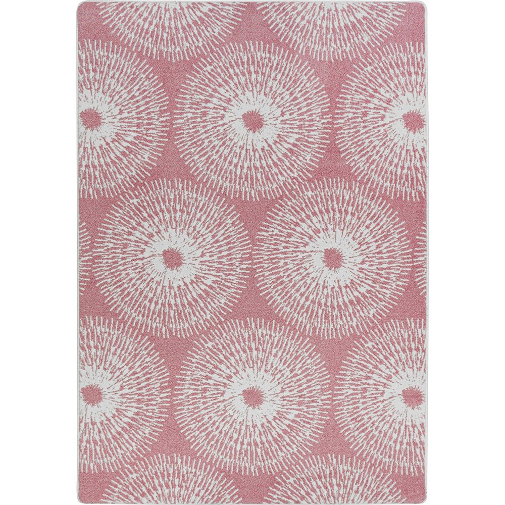 Claremont Kids Make A Wish 5'4" x 7'8" Area Rug in Color Blush. Picture 1