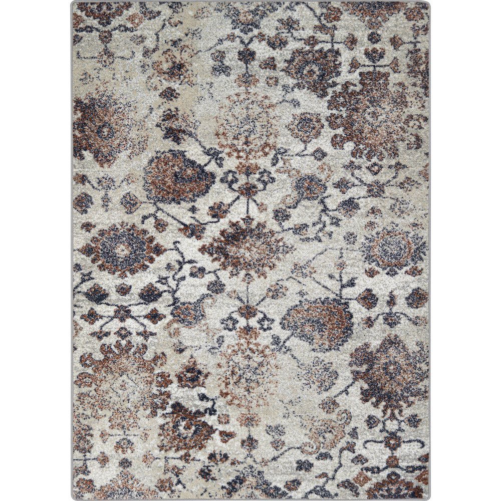 Mojave Bloom 5'4" x 7'8" Area Rug in Color Sunset. Picture 1