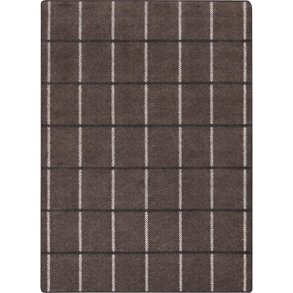 Impressions New Haven 5'4" x 7'8" Area Rug in Color Espresso. Picture 1