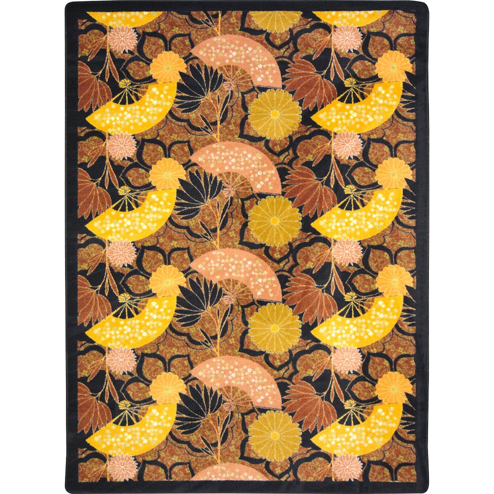 Kaleidoscope Pacific Rim 5'4" x 7'8" Area Rug in Color Burgundy. Picture 1