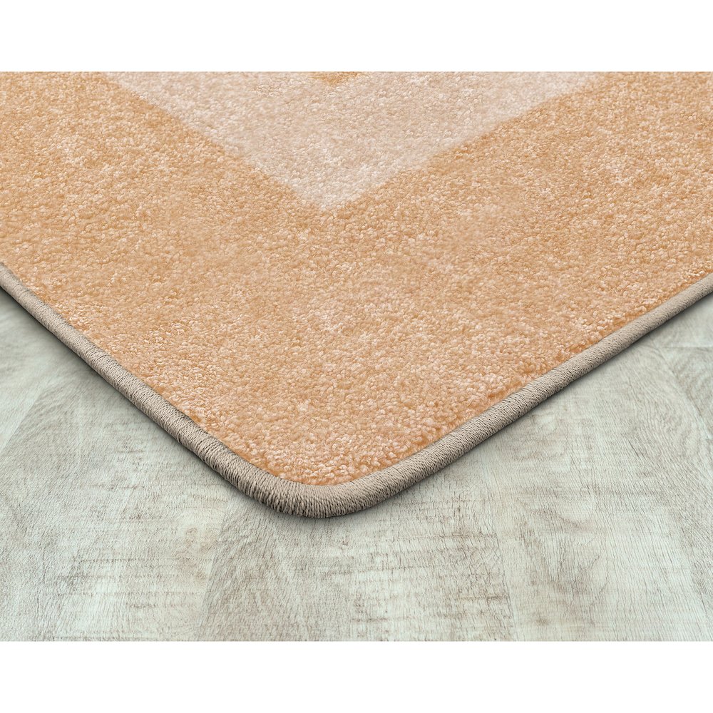 Kid Essentials Portrait 5'4" x 7'8" Area Rug in Color Sandstone. Picture 2