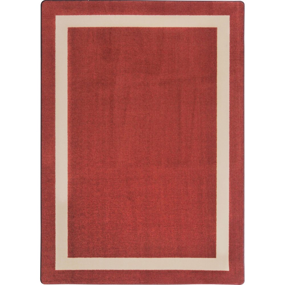 Kid Essentials Portrait 5'4" x 7'8" Area Rug in Color Wine. Picture 1