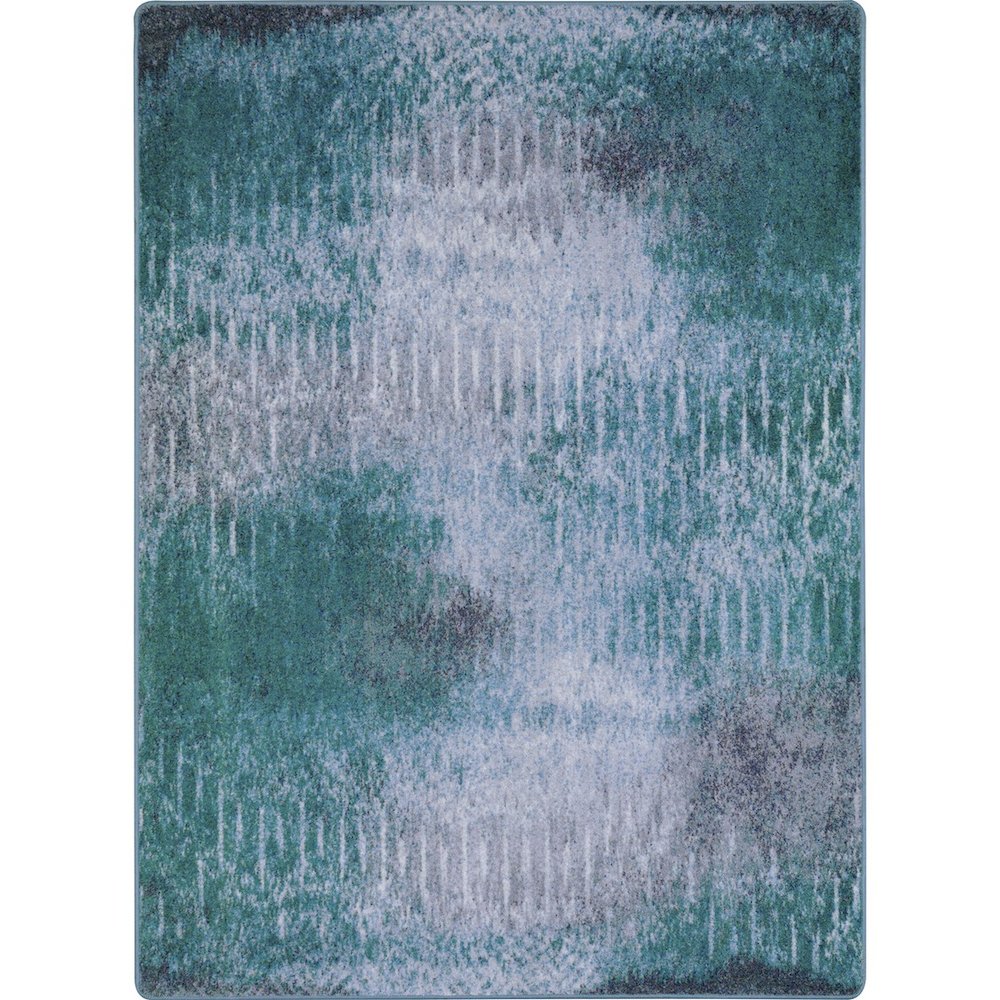 First Take Raku 5'4" x 7'8" Area Rug in Color Mirage Lake. Picture 1