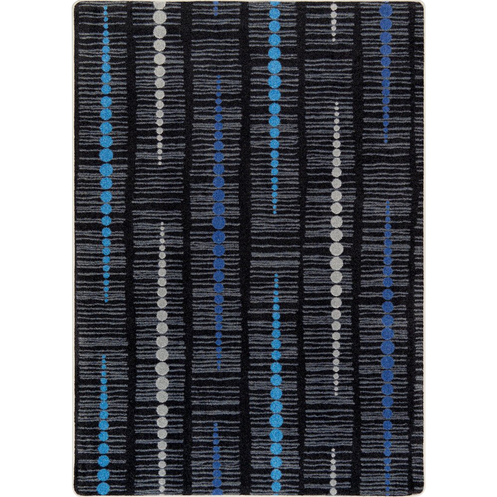 Kid Essentials Recoil 5'4" x 7'8" Area Rug in Color Sapphire. Picture 1
