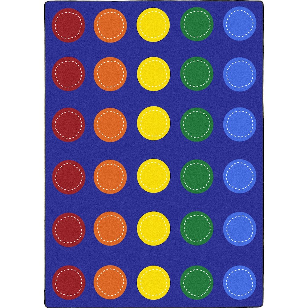 Kid Essentials Spaces and Places 10'9" x 13'2" Area Rug in Color Multi. Picture 1