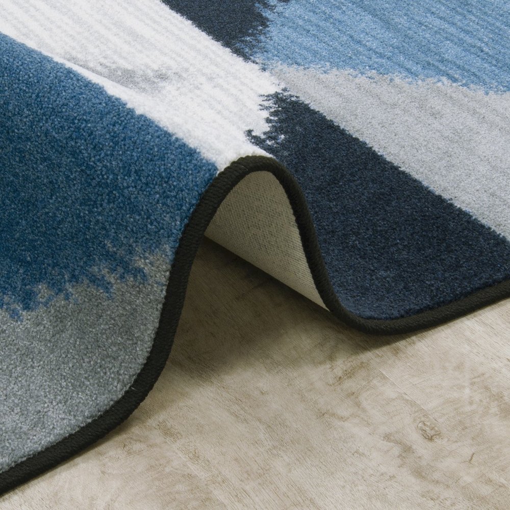 First Take Stellium 5'4" x 7'8" Area Rug in Color Lapis. Picture 2
