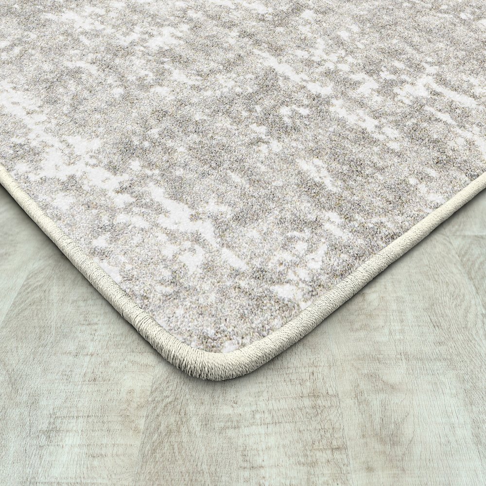 WorkSpace Stretched Thin 5'4" x 7'8" Area Rug in Color Dove. Picture 2