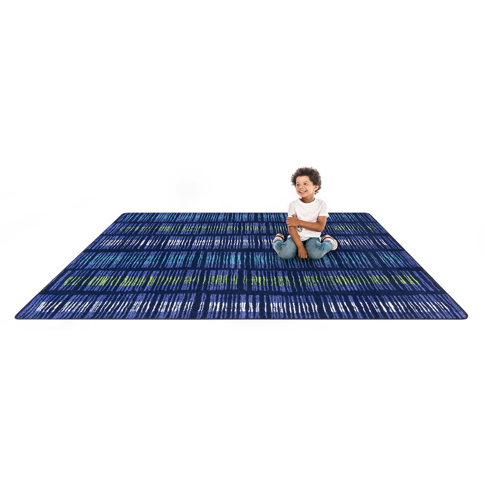 Kid Essentials Verve 5'4" x 7'8" Area Rug in Color Violet. Picture 5