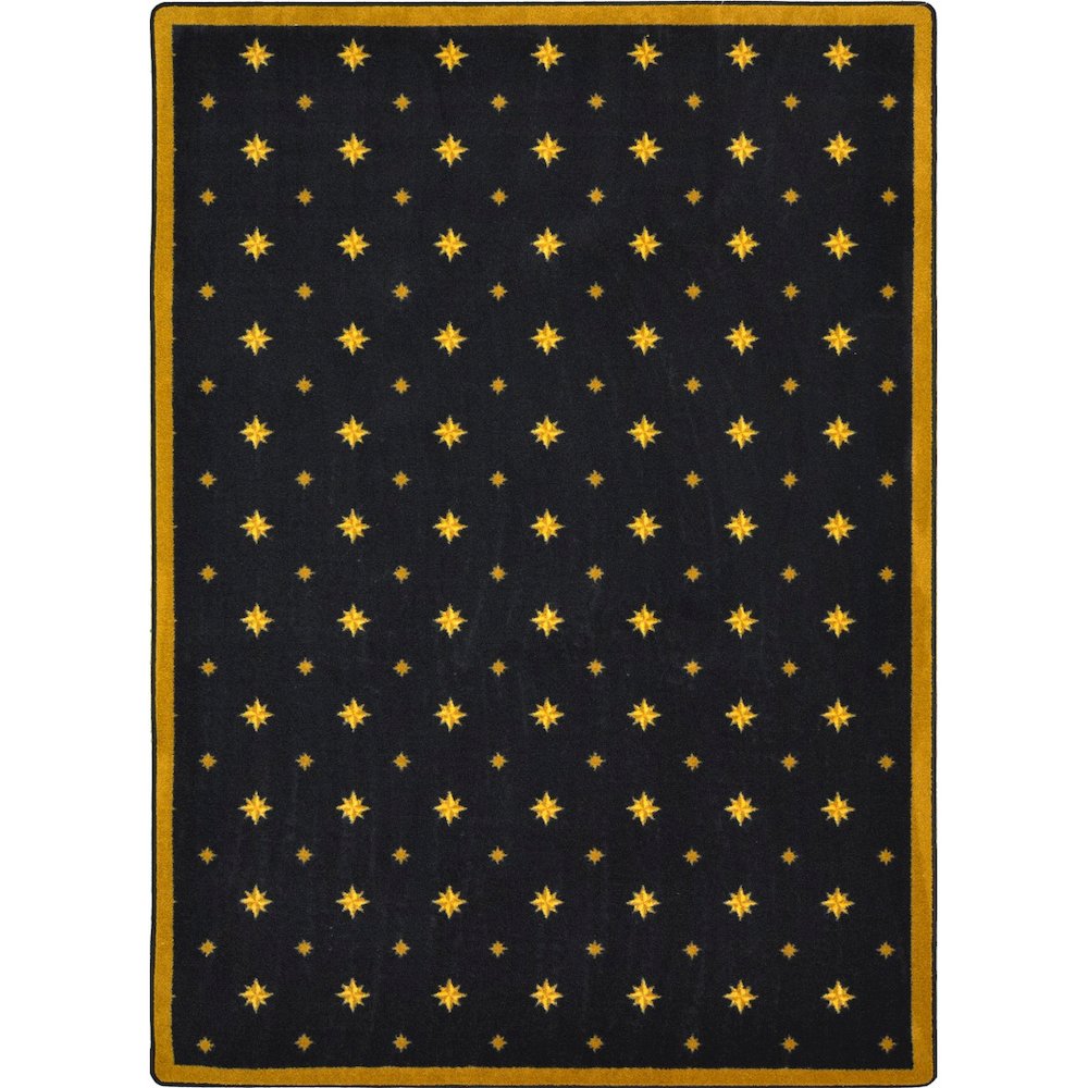Any Day Matinee Walk of Fame 5'4" x 7'8" Area Rug in Color Black. Picture 1