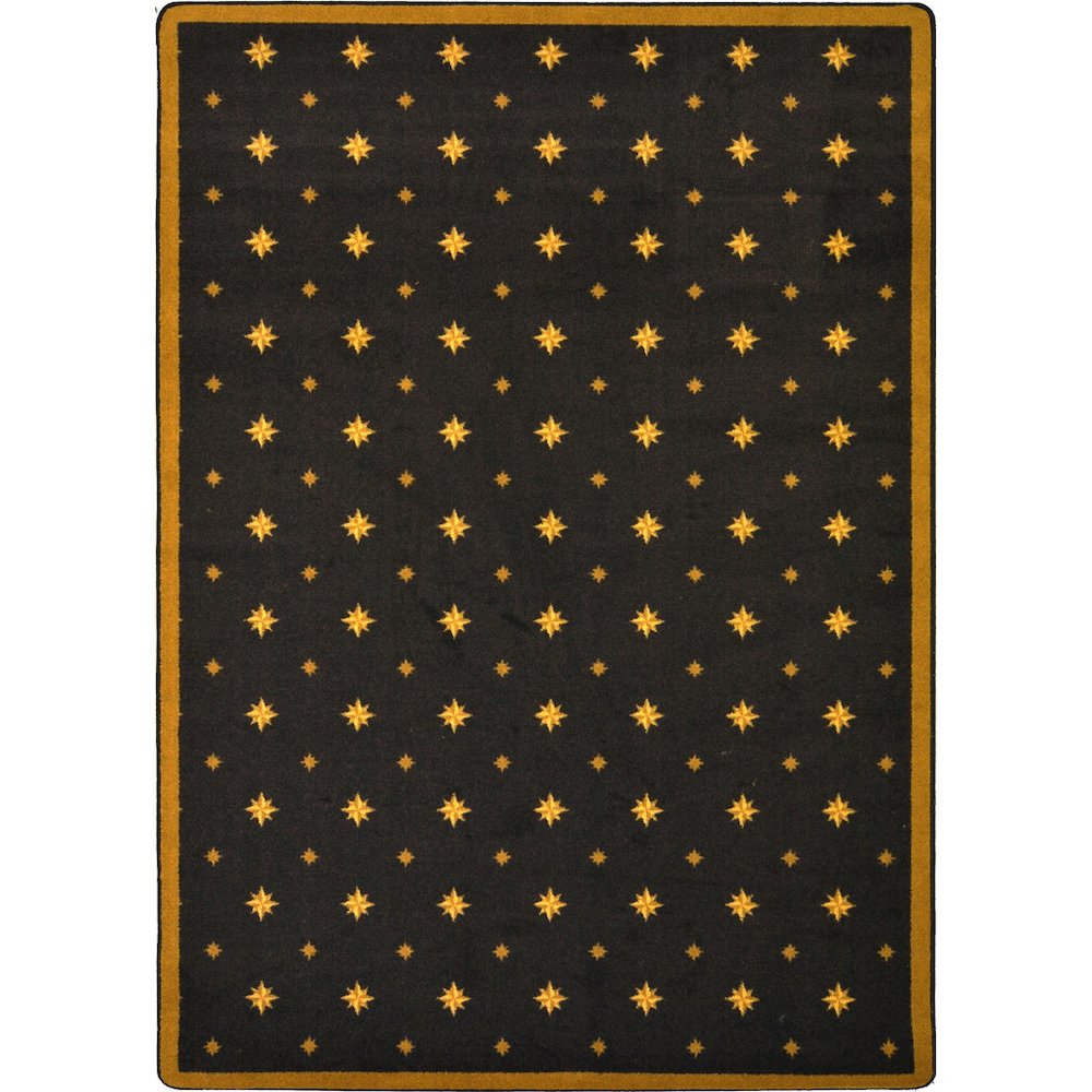 Any Day Matinee Walk of Fame 5'4" x 7'8" Area Rug in Color Brown. Picture 1