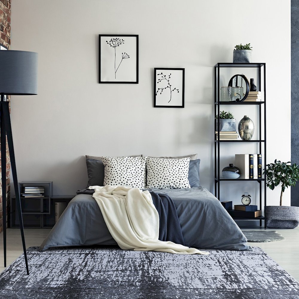 First Take Winterhaven 5'4" x 7'8" Area Rug in Color Charcoal. Picture 3