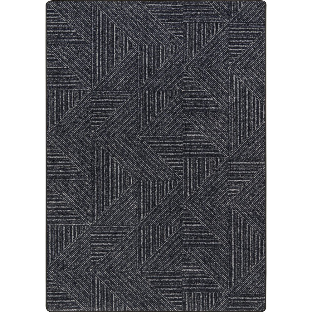 WorkSpace Above Board 7'8" x 10'9" Area Rug in Color Onyx. Picture 1