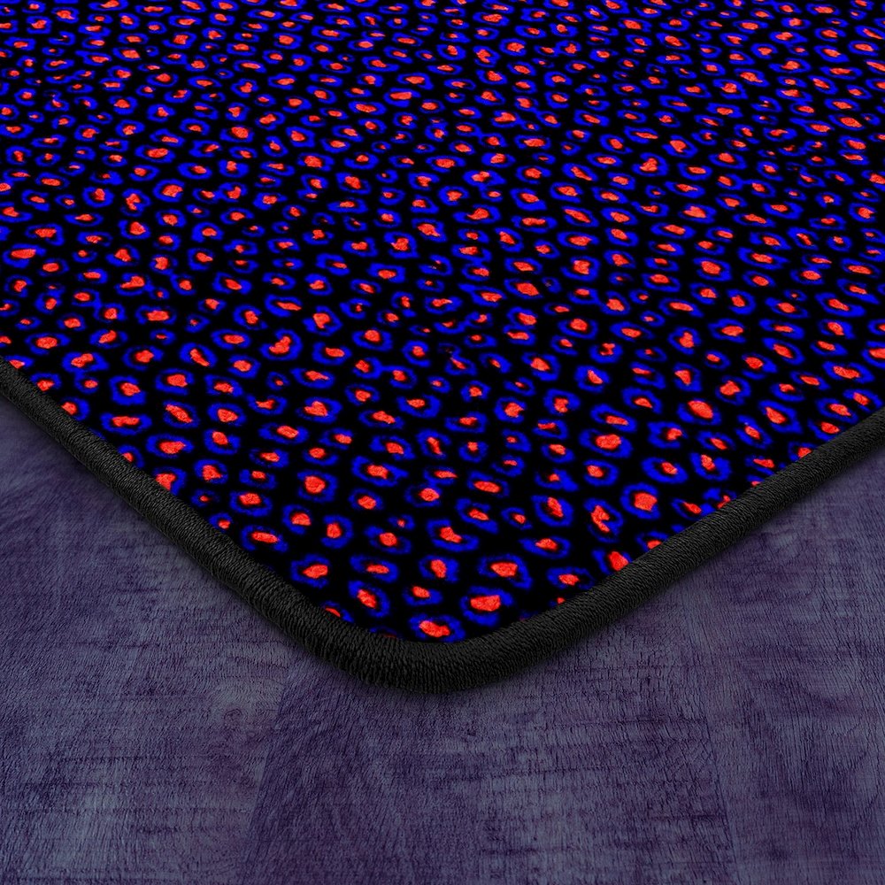 Neon Lights Afterglow 12' x 7'6" Area Rug in Color Fluorescent. Picture 2