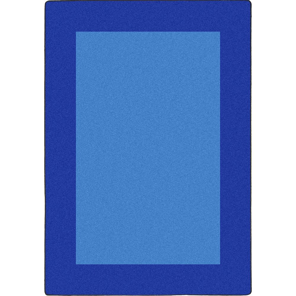 Kid Essentials All Around 10'9" x 13'2" Area Rug in Color Blue. Picture 1