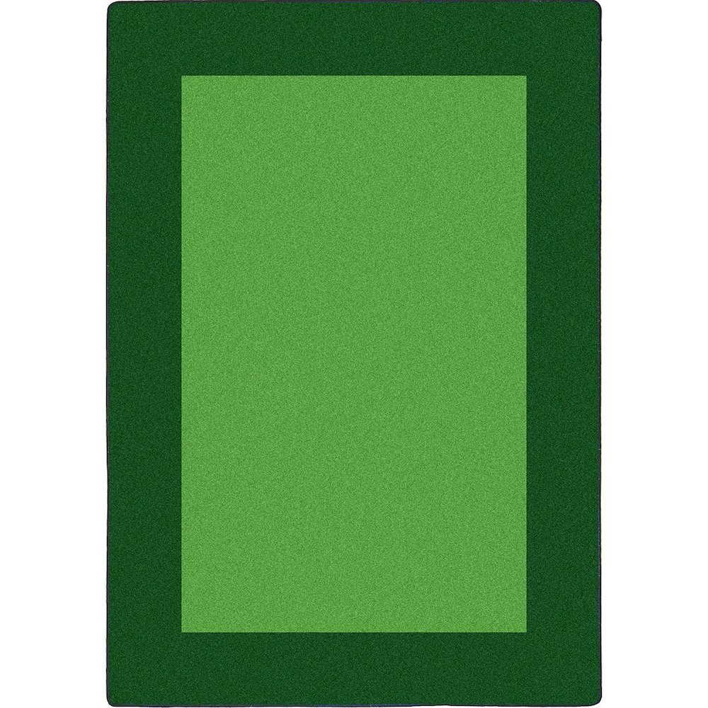 Kid Essentials All Around 10'9" x 13'2" Area Rug in Color Green. Picture 1
