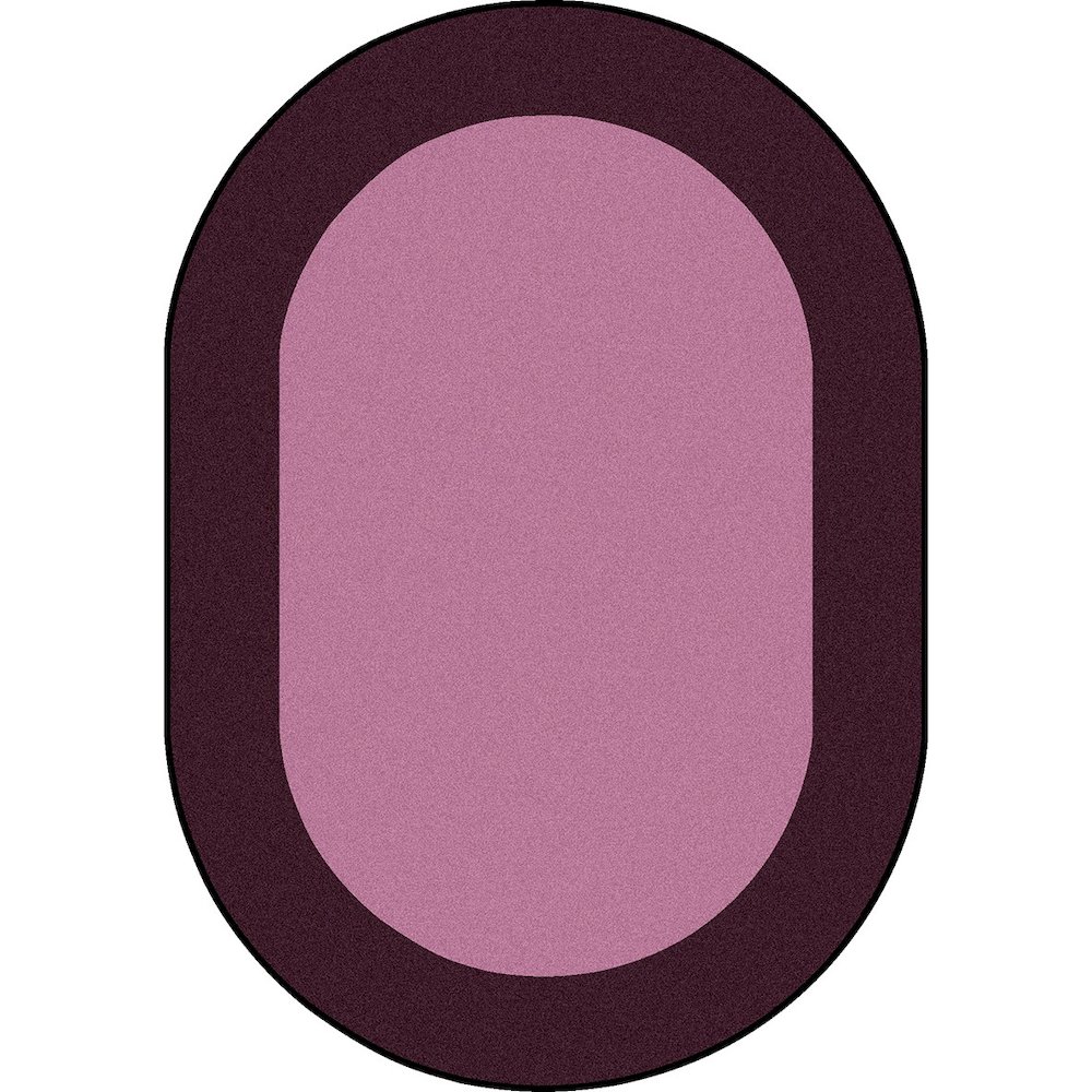 Kid Essentials All Around 10'9" x 13'2" Oval Area Rug in Color Purple. Picture 1