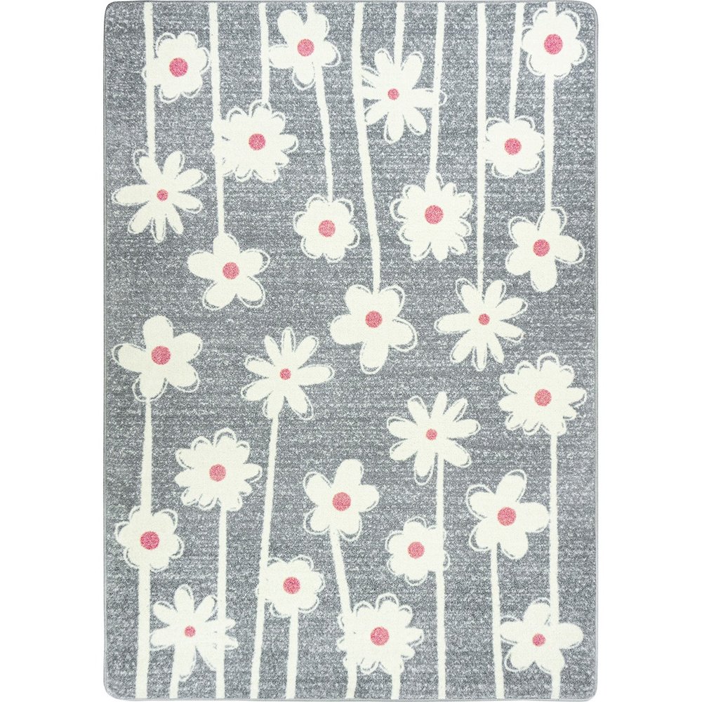 Claremont Kids Big Blooms 7'8" x 10'9" Area Rug in Color Cloudy. Picture 1