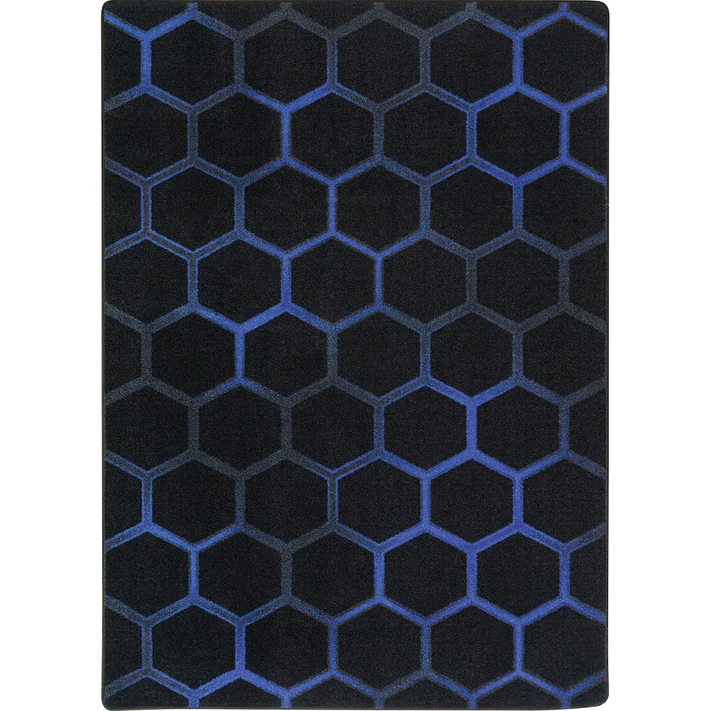 Kid Essentials Breakout 7'8" x 10'9" Area Rug in Color Sapphire. Picture 1