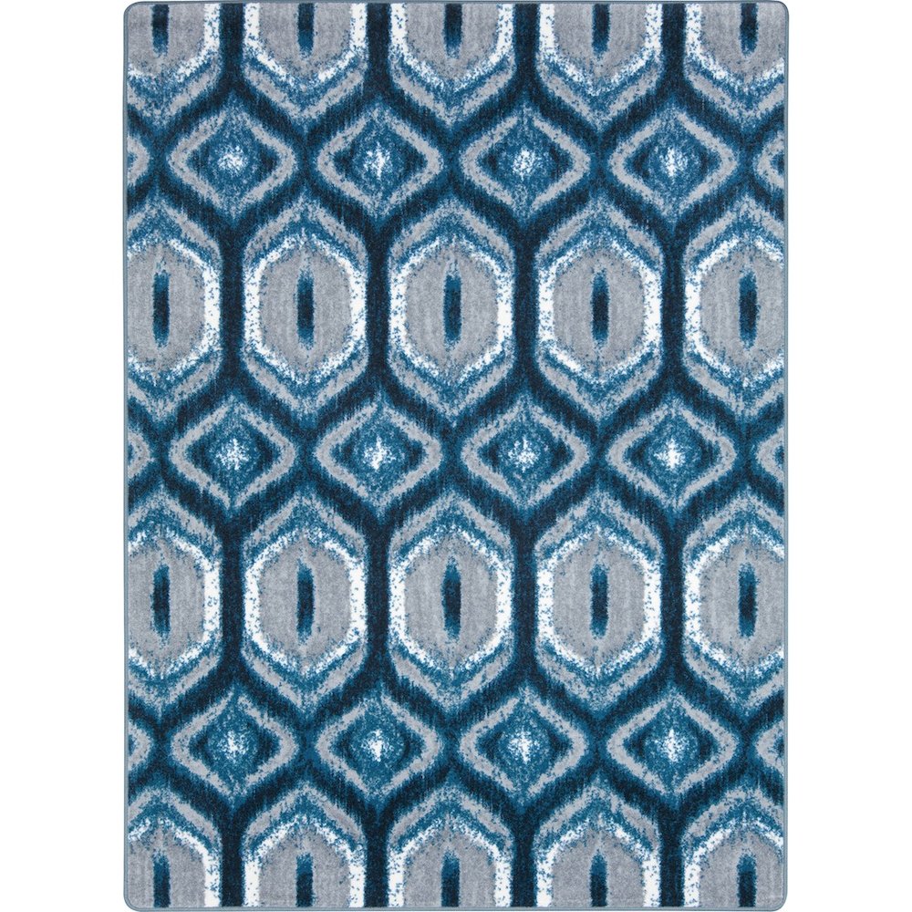 First Take Chelsea 7'8" x 10'9" Area Rug in Color Peacock. Picture 1