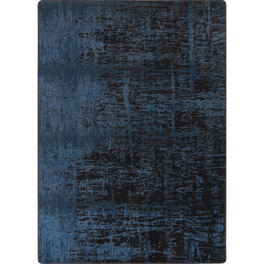 Kid Essentials Coastal Canvas 7'8" x 10'9" Area Rug in Color Deep Water. Picture 1