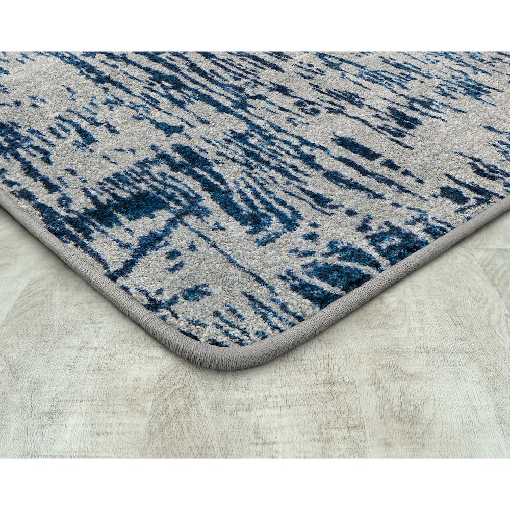 Kid Essentials Coastal Canvas 7'8" x 10'9" Area Rug in Color High Tide. Picture 2