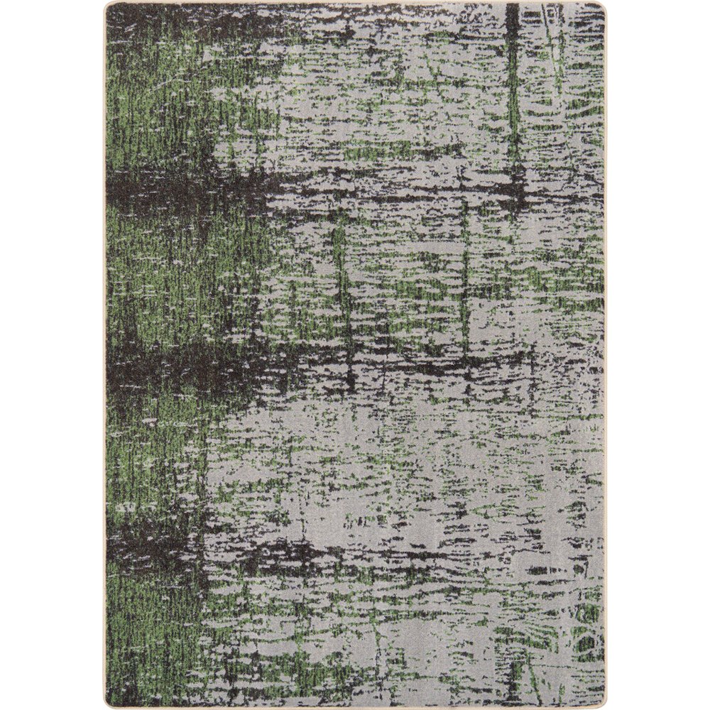 Kid Essentials Coastal Canvas 7'8" x 10'9" Area Rug in Color Spanish Moss. Picture 1