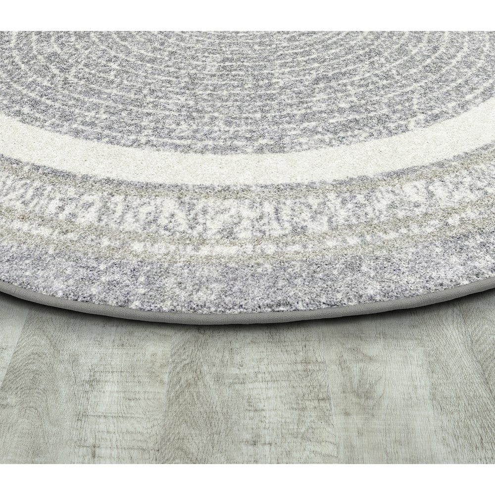 Cozy Corner 7'8" x 10'9" Oval Area Rug in Color Mist. Picture 2