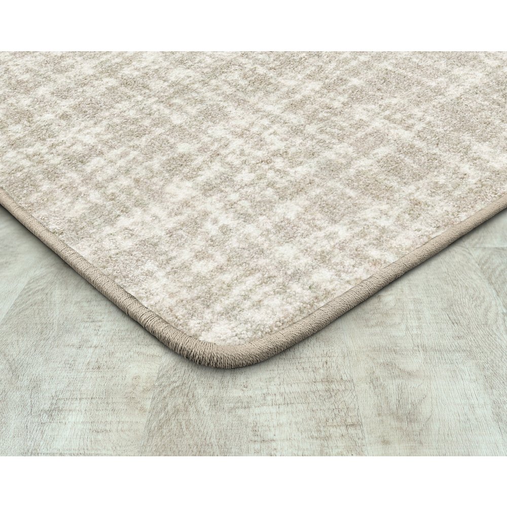 Impressions Crisscross 7'8" x 10'9" Area Rug in Color Dove. Picture 2