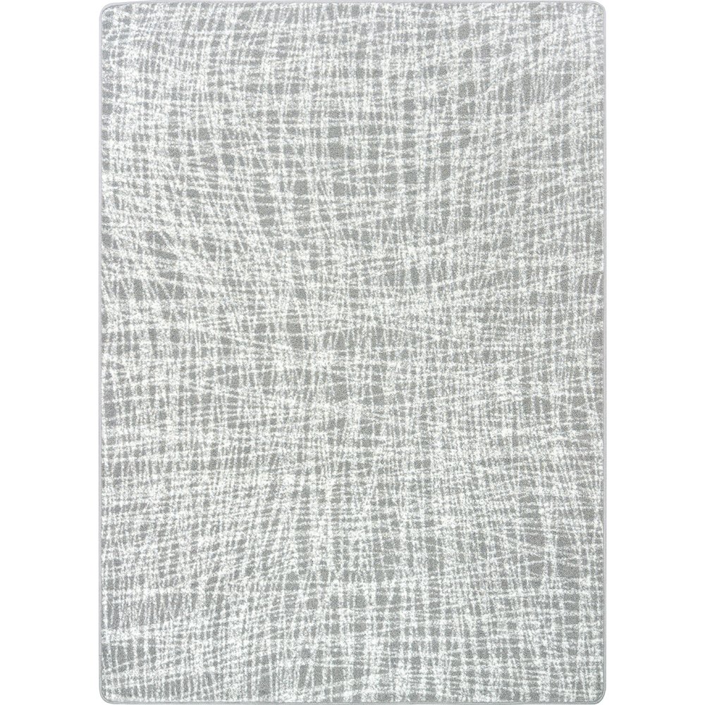 Impressions Crisscross 7'8" x 10'9" Area Rug in Color Morning Fog. Picture 1