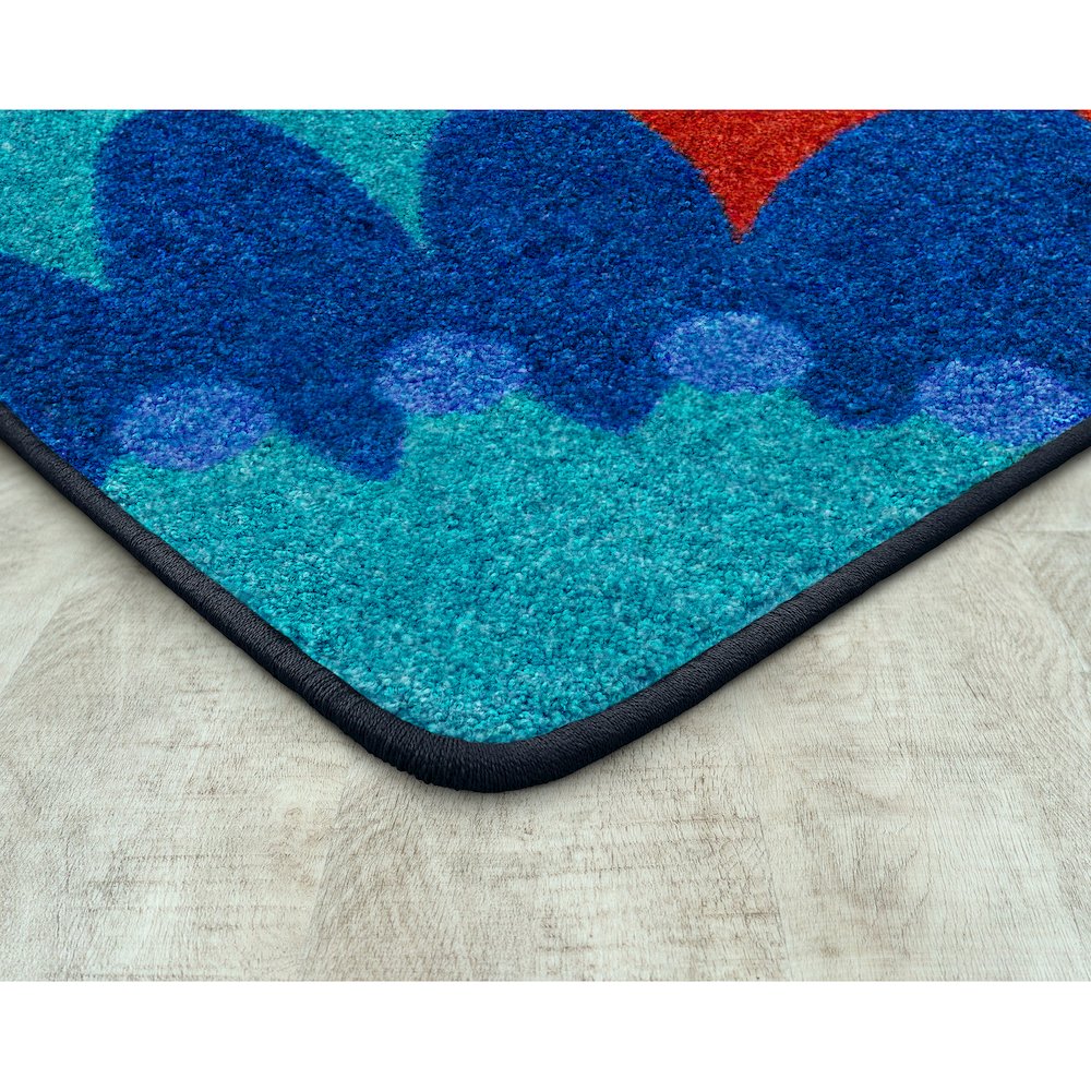 Curious World 10'9" x 13'2" Area Rug in Color Multi. Picture 2