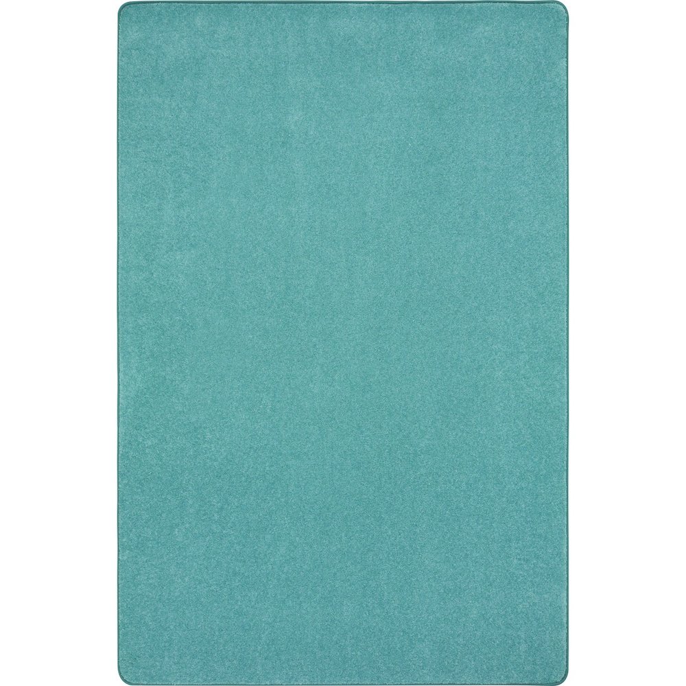 Kid Essentials Just Kidding 12' x 6' Area Rug in Color Seafoam. Picture 1