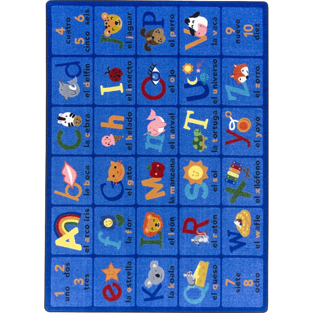 Kid Essentials La Fonica 10'9" x 13'2" Area Rug in Color Multi. Picture 1