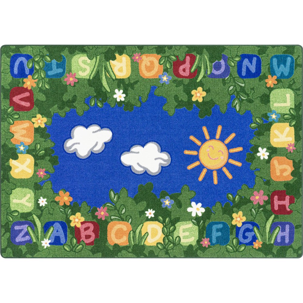 Learning Garden 10'9" x 13'2" Area Rug in Color Multi. Picture 5