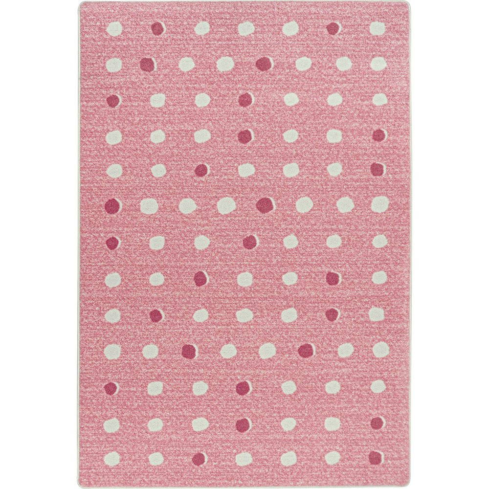 Claremont Kids Little Moons 7'8" x 10'9" Area Rug in Color Blush. Picture 1
