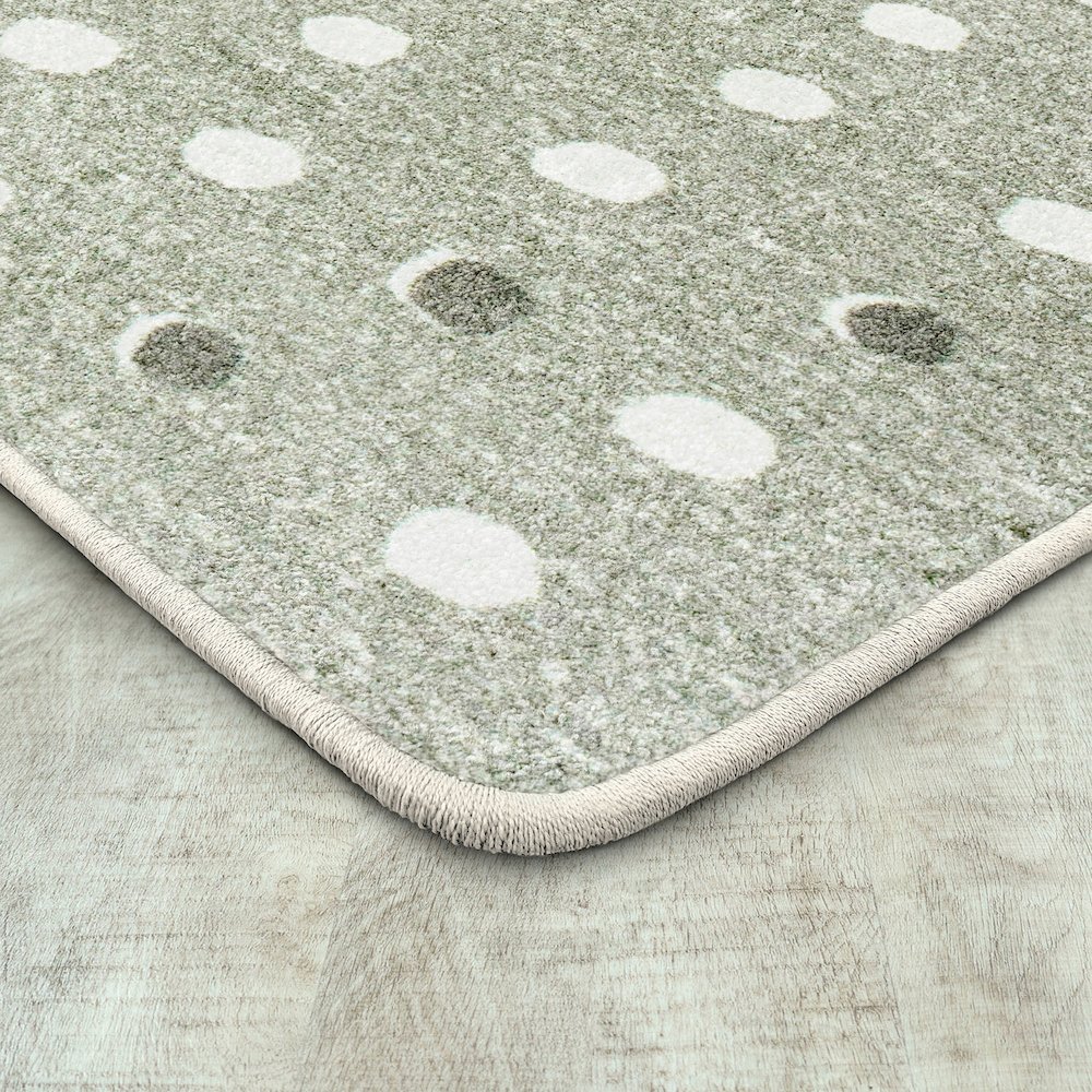 Claremont Kids Little Moons 7'8" x 10'9" Area Rug in Color Linen. Picture 2