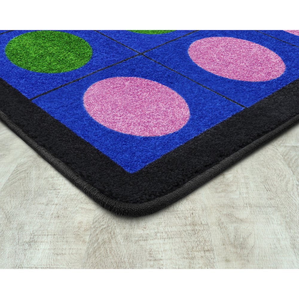 Kid Essentials Lots of Dots 7'8" x 10'9" Area Rug in Color Multi. Picture 2