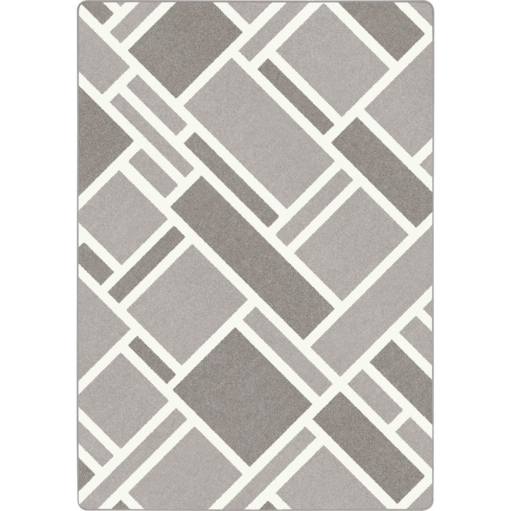 Impressions Midas 7'8" x 10'9" Area Rug in Color Morning Fog. Picture 1