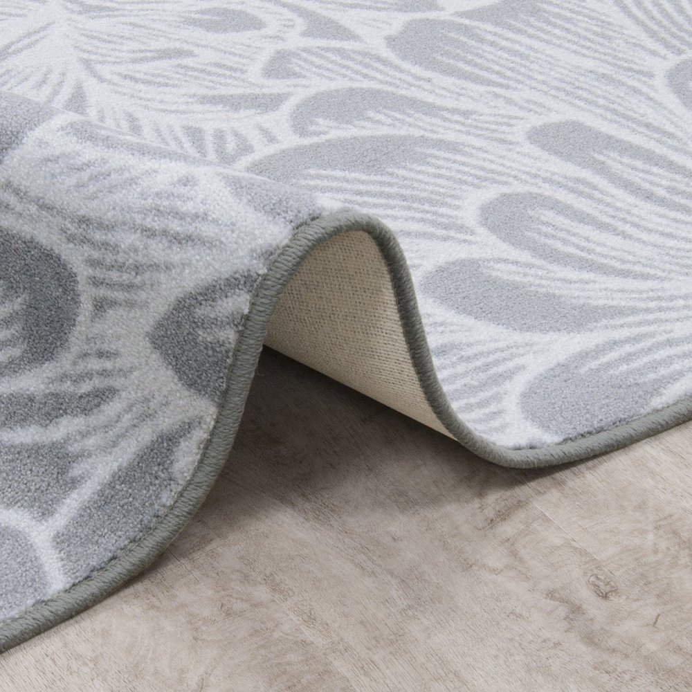 First Take New Bloom 7'8" x 10'9" Area Rug in Color Sterling. Picture 2