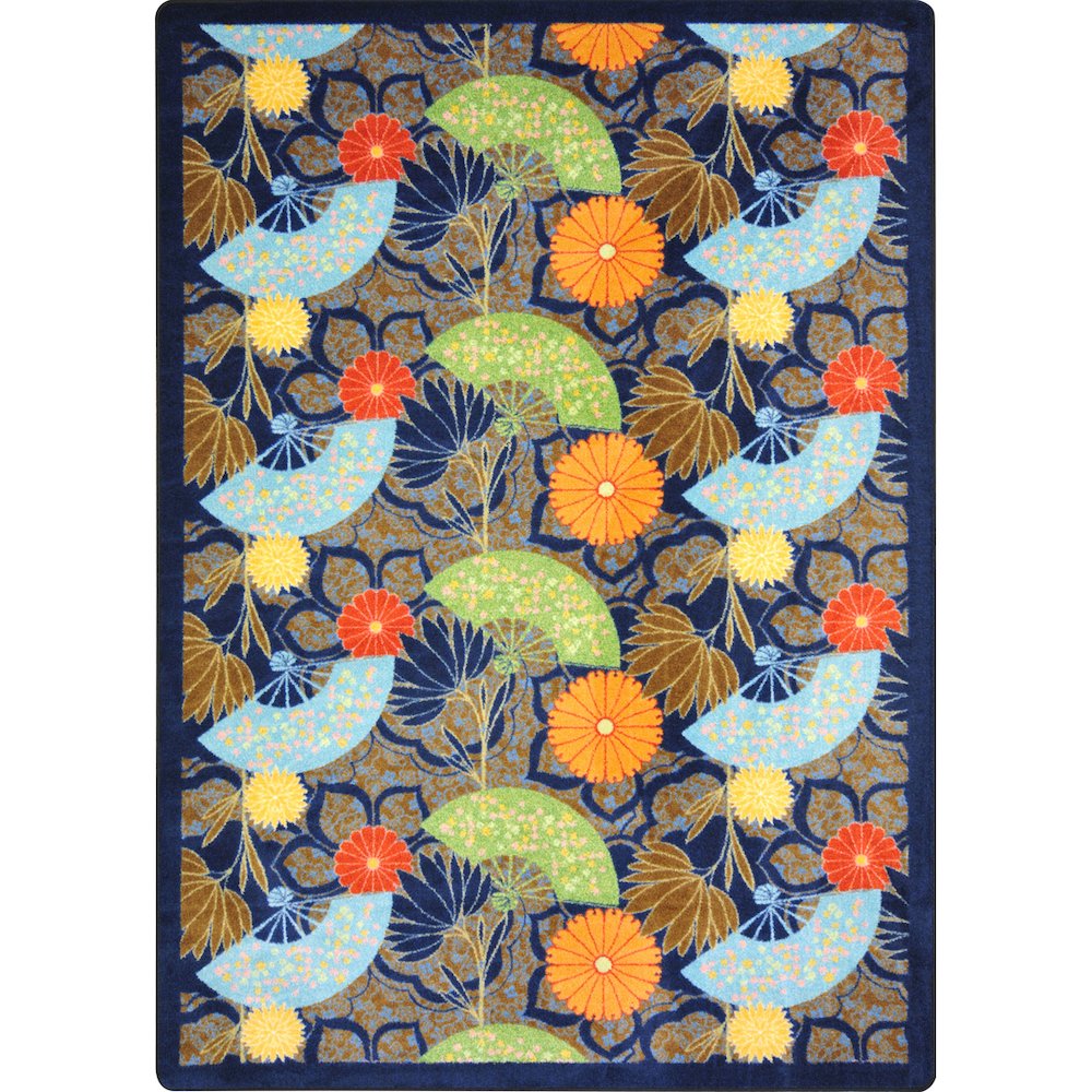 Kaleidoscope Pacific Rim 7'8" x 10'9" Area Rug in Color Brown. Picture 1