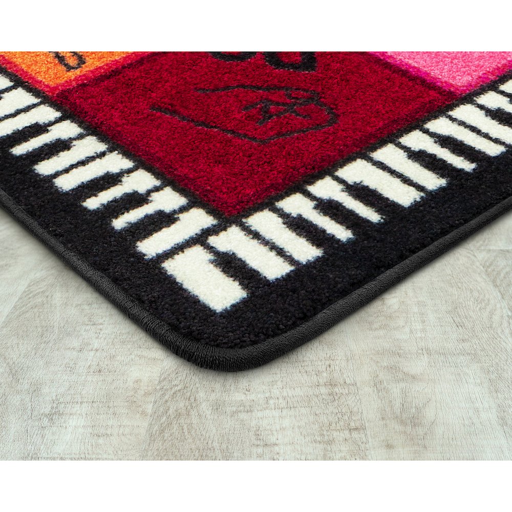 Pitch Perfect 10'9" x 13'2" Area Rug in Color Multi. Picture 2