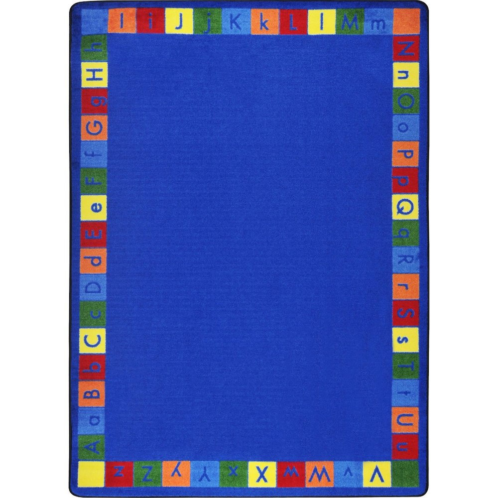 Kid Essentials Primarily Alphabett 10'9" x 13'2" Area Rug in Color Multi. Picture 1